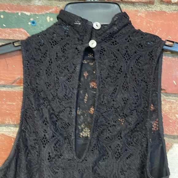 Show Me Your Mumu black lace mini dress size small New - Picture 4 of 5